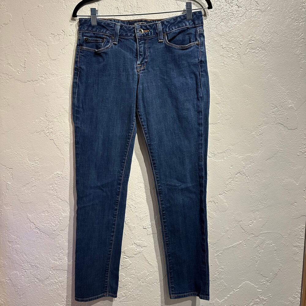 Lucky Brand Size 6 Lola Skinny Jeans 28 Waist Dark Wash Ankle
